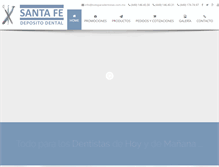Tablet Screenshot of depositodentalsantafe.com